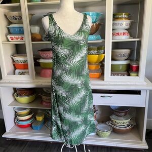 Sugarhill by Brighton Palm Leaf Tropical Dress - Size 4